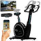 Skandika Ergometer Abisko Weltneuheit | Premium EMS-Widerstand, Smarter Heimtrainer App Steuerung, Automatische Lenker & Satteleinstellung, 36 Widerstandsstufen | Fahrrad Hometrainer für Zuhause
