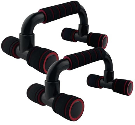 Tarpedrium 2 Stück Liegestützgriffe, Push Up Bars, Rutschfeste Parallettes für Liegestütze, Calisthenics Griffe mit Schaumstoffgriff, Calisthenics Equipment für Muskeltraining und Krafttraining