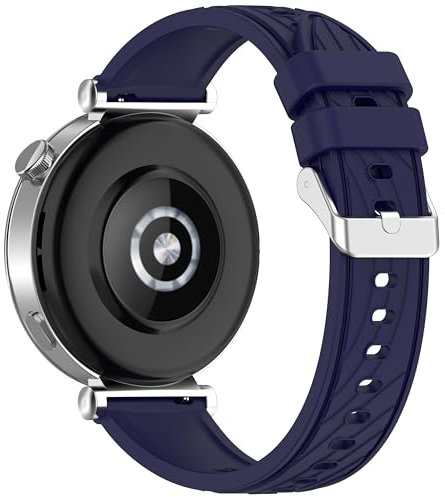 CZhkg Silikon Textur Armbänd für Polar Vantage M3 Strap, Atmungsaktiv Uhrenarmband Einstellbar Wristband Ersatzarmbänd Schnellspanner Bands Sportbänder für Polar Vantage M3 /Vantage M2 (Blau)