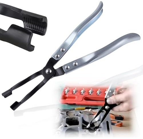 LEONTOOL outil de retrait de joint de soupape Outil de retrait et d’installation de joint de soupape longue automobile Pince universelle pour moto, voiture, SUV, véhicule à petit moteur, longueur 27cm