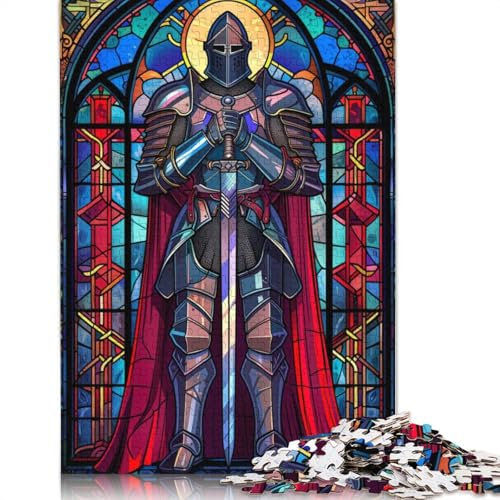 Puzzle für Erwachsene und Jugendliche, epischer Ritter, Held, Geek, Holzpuzzle für Erwachsene, Teenager-Geschenk, 520 Teile (52 x 38 cm)