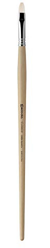Escoda Clasico Series 4628 Long Handle Artist Oil & Acrylic Brush, 22, Bright