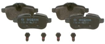 Bosch BP1373 - Brake Pads Car Rear Axle - 1 Set of 4 Pads | Bosch Quality - Reduced Noise and Dust - ECE-R90 Certified - Copper-Free