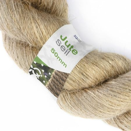 50m corda di juta 50 mm riccio naturale