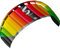 HQ HIGH QUALITY DESIGN Lenkmatte Lenkdrache Symphony Pro Zweileiner Matte Drachen für Kinder und Erwachsene inkl. Dyneemaschnüre auf Winder mit Schlaufen 2-6 Bft (2.5 Rainbow)
