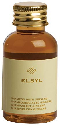 Elsyl Natural Look Shampoo Capacity: 40ml. Pack of 50 | Individual miniature bottles provide convenient single-use portions for hotel guests, B&Bs, and hospitality venues.