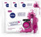 NIVEA Lingettes Démaquillantes Douceur 3-en-1 (4 x 25 ST), Démaquillant 3-en-1 peaux sèches et sensibles à l'huile d'amande douce, Nettoyant visage, yeux & lèvres