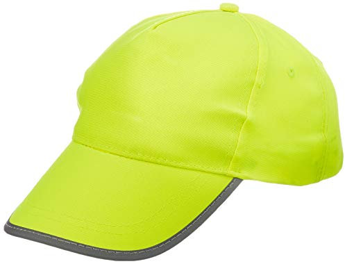 Korntex Kinder KXCAPG54 Basic Cap, High-Viz Gelb, One size