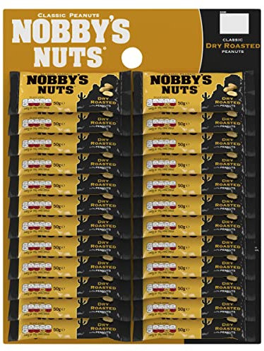 Nobby's Nuts Classic Dry Roasted Peanuts, 50 g (Case of 24)