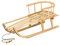 Kinder Holz Schlitten Rückenlehne Holzschlitten Kinderschlitten 90 cm Kinderspielzeug