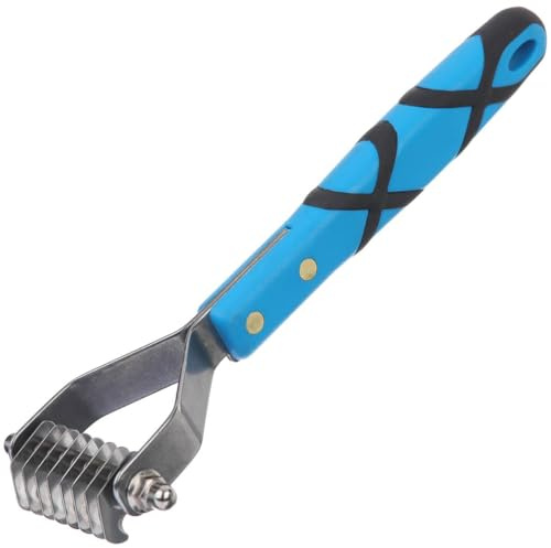 GROOM PROFESSIONAL Coat King Stripping Rake for Dogs - Deshedding Brush for Dogs - Undercoat Rake for Deshedding & Detangling - Hair Stripping - Suitable for Various Coat Types, Coarse 8 Tooth