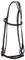 Karlslund Trense BioThane Bridle, Black Chrome, k319-bla
