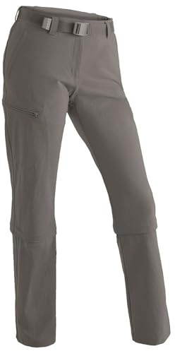 Maier Sports Arolla, Damen Wanderhose, Wasserabweisende Outdoorhose | Für Trekking und Hiking, Dryprotec für schnelles Trocknen, Zipp-off-Funktion, Perfekt für das ganze Jahr