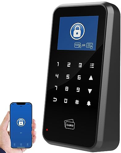 UHPPOTE 2,4-Zoll-Display Türzugangskontrolle Touch-Tastatur 125khz Kompatibel mit WiFi