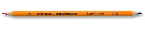 Koh-I-NOOR 34330eg001ks Büro Farbige Bleistift – Rot/Blau