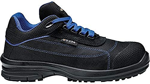 Base Men's Safety Shoes black black/blue