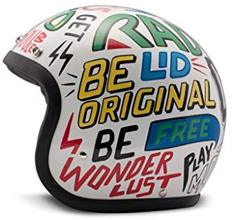 DMD Motorradhelm, Unisex Glitzer, mehrfarbig, L