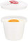 Tescoma 705034 Purity Microwave Cuoci Uova in Cocotte, Plastica, Bianco, Diametro 8 cm, Altezza 7 cm, 2 Unità