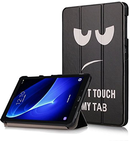 XITODA Custodia Galaxy Tab A6 10.1 - PU Pelle Smart Case mit Stand & con Il Sonno/Sveglia la Funzione Cover per Samsung Galaxy Tab A 10,1 2016 SM-T585/T580 Tablet Custodia Protezione,Don't Touch