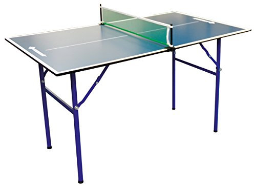 Schildkröt Tischtennis-Minitisch Midi XL, 120 x 70 x 68 cm, perfekt für den kleinen Garten oder für die Wohnung geeignet, 838579, Blue
