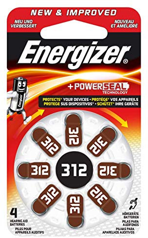 Energizer Hörgerätebatterien 312, EZ Turn & Lock, 8 Stück