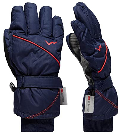 Peter Storm Kid’s Waterproof Gloves for Skiing & Snowboarding, Insulated & Breathable, Cold Weather and Winter Accessories