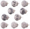 Knober Möbelknopf Keramik Marmoriert Porzellan Landhausstil Shabby-Chic Schrankknopf Türgriff (01. Mix-Set 10 Stück groß Ø40mm)