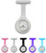 PCL Media ltd Fob Watches for Nurses - Fob Watch Brooch Silicon - for Professionals in The Healthcare Industry - White Health Care Nurse Doctor Medical