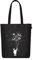 Ecoright Tote Bag De Algodón, Bolso Mujer Ecológica, Bolsa Tela Cremallera Para El Playa, Viajes, Compras, Uso Diario