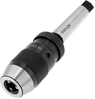 Schnellwechsel-Bohrfutter-Bohreradapter 1-16mm Kapazität 45# Stahl Selbst Anziehen Keyless Drehfutter bohren, mit MK3-B18 Pleuel Kegelschaft Chuck Teile Chuck Drill