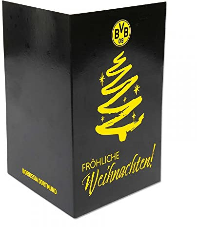 Borussia Dortmund BVB Weihnachtsgrußkarte