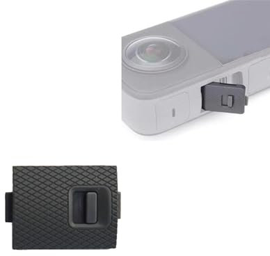 USB-Lade-Ersatz-Schutzhülle für Insta360 One X2 Kamera USB-Abdeckung Zubehör (schwarz)