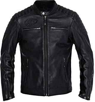 John Doe Dexter Motorrad Lederjacke, schwarz, XL