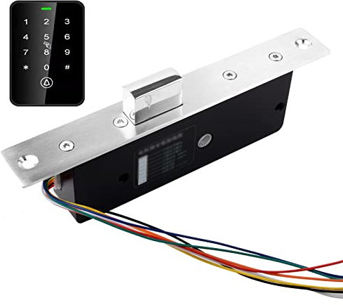 Serratura a spina elettrica Porta tagliafuoco nascosta per ufficio Porta in legno Porta in metallo Serratura elettronica Serratura intelligente