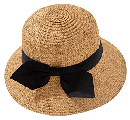 Sonnenhut Damen Papier Womens Bow Visor Hat Urlaubsreisehut Sommerhut Faltbarer Outdoor-Hut Sonnenhut Purpur Sonnenhut üBergroß MüTze Herren Beanie