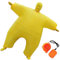 Pohotobooth Props Ltd Adult Inflatable Fat Chub Mega Suit - Blow Up Second Skin Costume Fancy Dress Outfit in Different Vibrant Colours (Yellow)