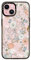 CASETiFY Compact Case for iPhone 15 [2X Military Grade Drop Tested / 4ft Drop Protection] - Abstract modern coral white pastel - Clear Black