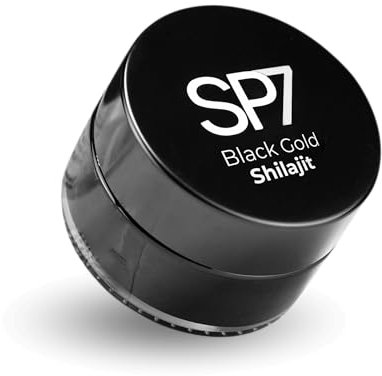 SP7® 100% PUR Shilajit Resin - Himalaya Shilajit Pur Mit 85+ Mineralien - Hochwertiges Shilajit Original Vegan & Rein Mit 60% Fulvinsäure - Hochdosiert - Gelförmig