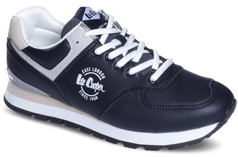 Lee Cooper Smartstep Men's Sports Shoes, Sneakers, Everyday Shoes, Lightweight and stylish, lece-up, eco-Leather