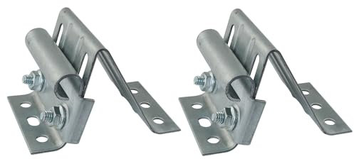 DGBRSM 2 soportes superiores ajustables para puerta de garaje, rodillo de puerta de cochera, soporte de abrazadera de bisagra, rodillo de puerta de garaje, bisagra, soporte superior, cuerda de alambre