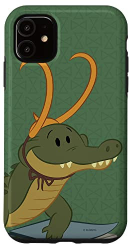 Hülle für iPhone 11 Marvel Loki illustrierter Alligator Loki