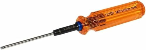 MIP 9210 Destornillador hexagonal de extremo de bola métrico RC Kit de herramientas (2.5 mm) – Destornillador hexagonal de precisión para coches RC, cuadricóptero, helicóptero y modelos de drones de