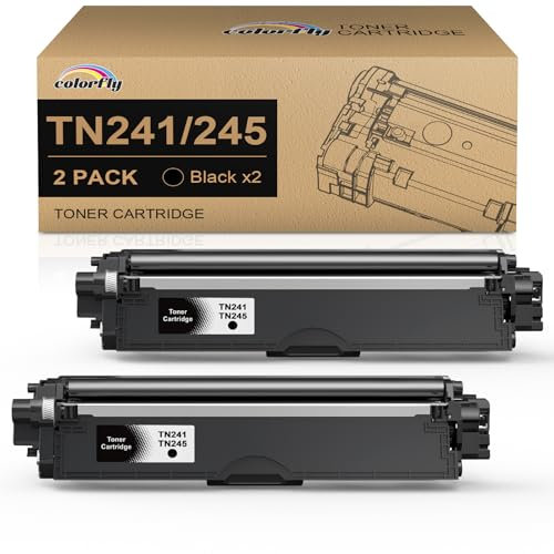 2X TN241BK TN241 TN-241BK Schwarz für Brother TN-241 TN-242 TN242BK für Toner Brother MFC 9332CDW DCP 9022CDW MFC 9142 CDN HL-3142CW HL-3152CDW MFC-9342CDW