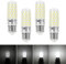 E27 LED mais dimmerabile,bianco freddo 6000K 10W 1000LM LED E27 mais lampadine, sostituisce 100W lampadina alogena, lampadina LED per lampadario, lampada a parete AC 220-240V (confezione da 4)