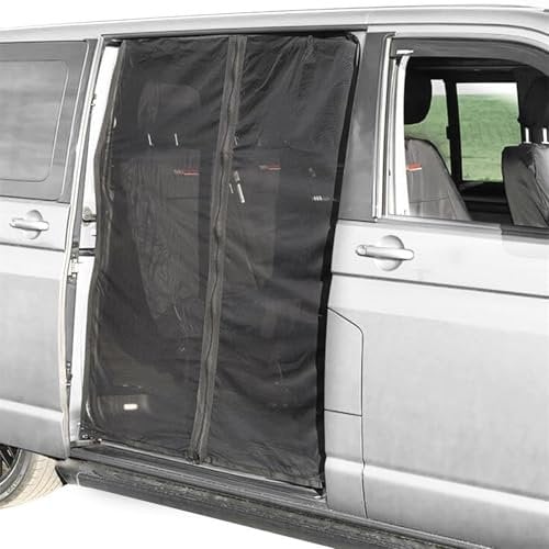 Mosquitera para coche, 2 unidades, para puerta corredera de furgoneta, mosquitera magnética, mosquitera para coche, para T5, T6, T4, caravanas, autocaravanas (S)