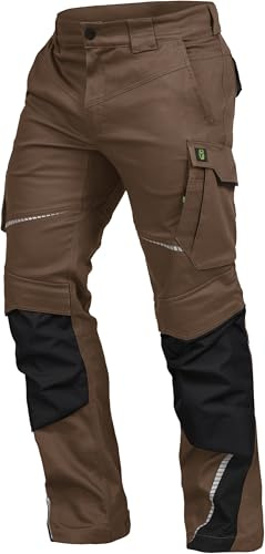 Leibwächter Flex-line Arbeitshose Herren – Bequeme Workwear mit Elastan (Spandex) – 60°C waschbar & trocknergeeignet – erhöhte Reißfestigkeit – für verschiedenste Berufe
