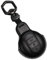Happyit Leder-Autoschlüsselhülle Fob Shell Schlüsselanhänger für bmw Mini Cooper Clubman Hardtop Hatchback Countryman F54 F55 F56 F57 F60 3 Tasten (Schwarz)