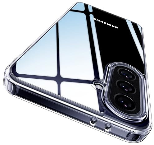 CASEKOO Crystal Clear for Samsung A56 5G Phone Case [Never Yellow] [Military Grade Protection] Shockproof for Samsung A56 Case Transparent Thin Slim for Samsung Galaxy A56 Case 6.7'' - Clear