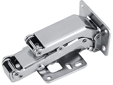 Charnière D'Armoire à 170 Degrés, Hydraulique Cachée, Réglable, Charnière de Porte à Fermeture Douce pour Armoire de Cuisine D'angle