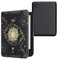 kwmobile Klapphülle kompatibel mit Kobo Clara BW/Clara Colour/Tolino Shine (5) / Shine Color Hülle - eReader Case - Tarot Karten Dunkelblau Gelb Schwarz
